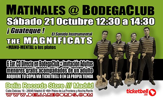 Matinales @ BodegaClub /// The Magnificats [VALLADOLID] Guateque Instrumental