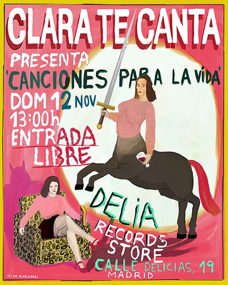 Matinales @ BodegaClub /// Clara Te Canta [MADRID] Presenta: "Canciones Para La Vida"