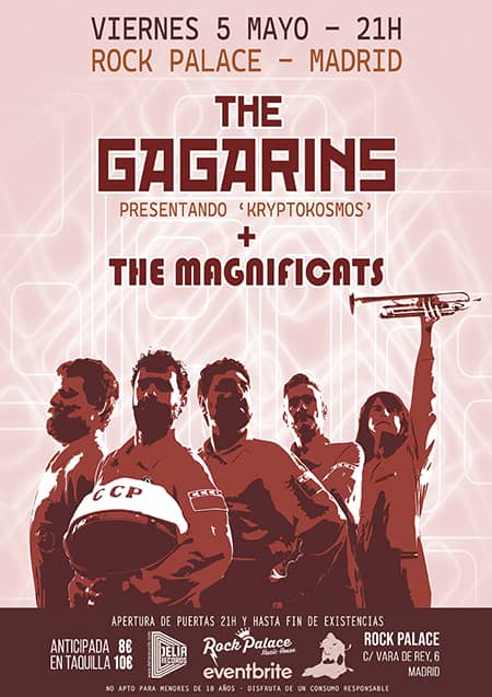 THE GAGARINS "Kryptokosmos" + THE MAGNIFICATS [Madrid @ Rock Palace]