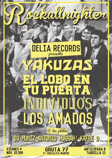 Rockallnighter: YAKUZAS + ELETP + INDIVIDUOS + LOS AMADOS [Gruta 77]