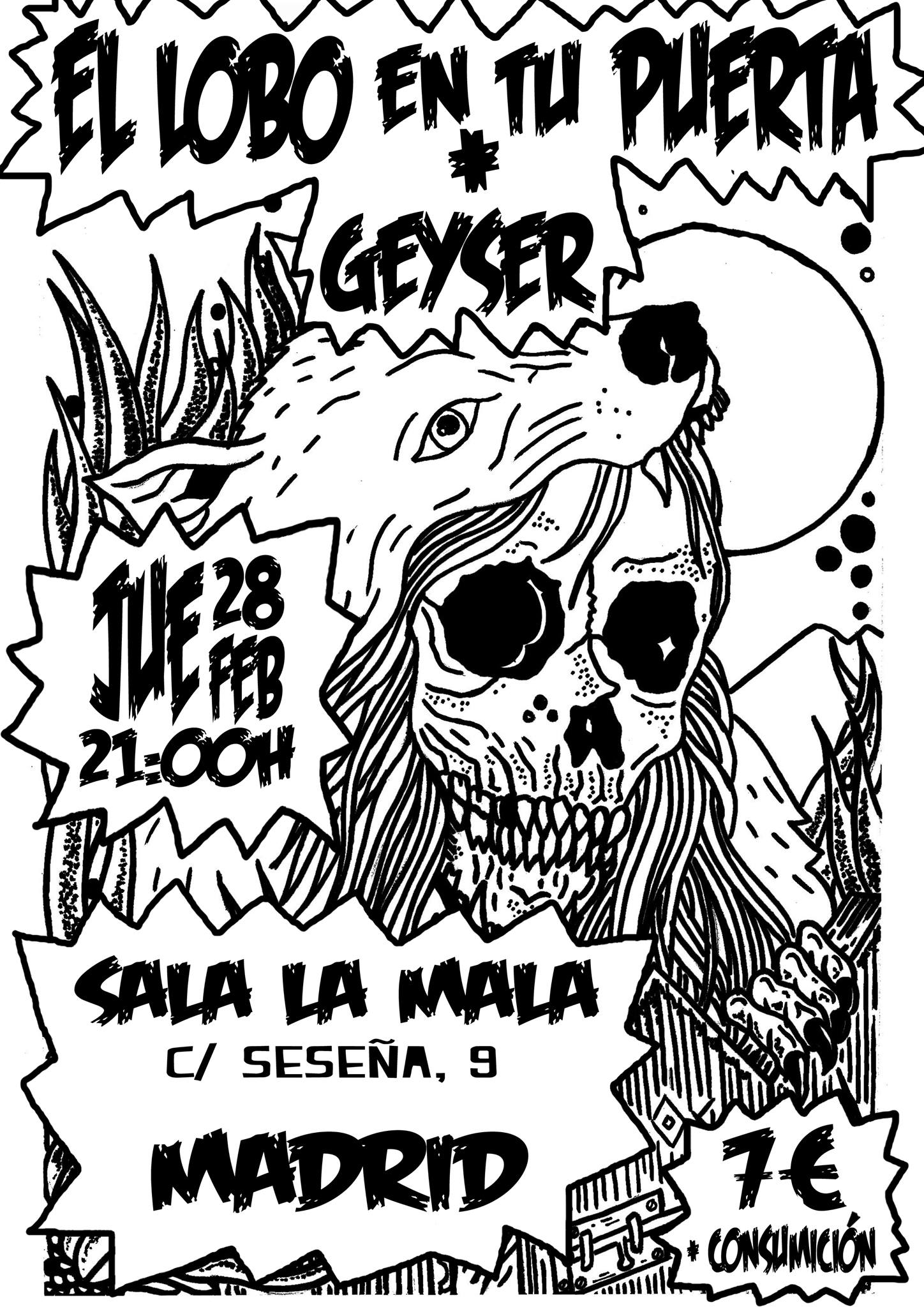 El Lobo En Tu Puerta &iexcl;EN MADRID! /// Mi&eacute;rcoles 27 y Jueves 28 de Febrero