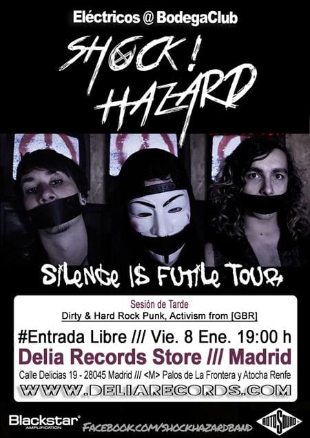 Eléctricos @ BodegaClub /// Shock! Hazard [GBR]