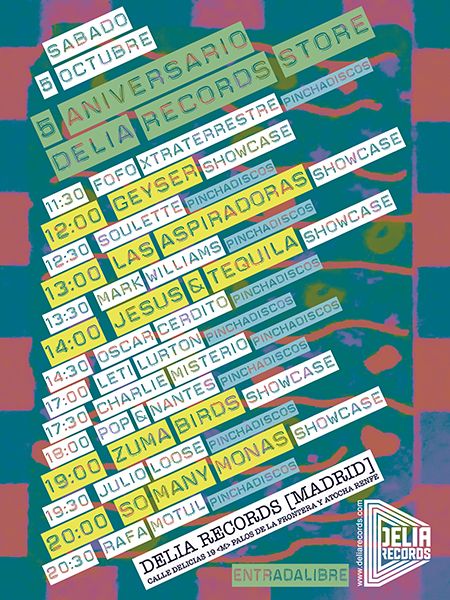 5 Aniversario Delia Records Store [Eventos Diurnos]