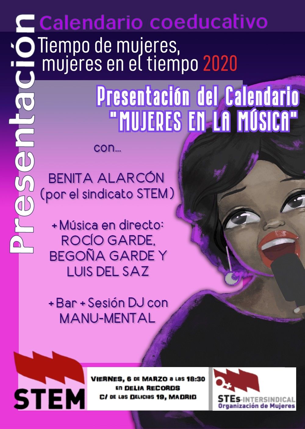 Presentación Calendario Co-educativo "Tiempo de Mujeres, Mujeres en el Tiempo 2020"