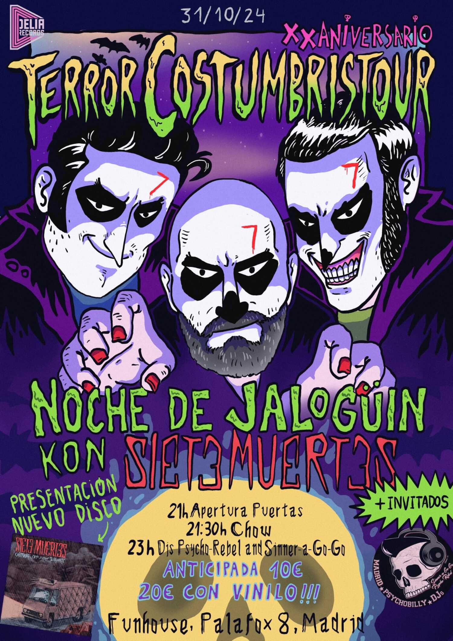 SIETE MUERTES presentan nuevo disco [Madrid @ Fun House]