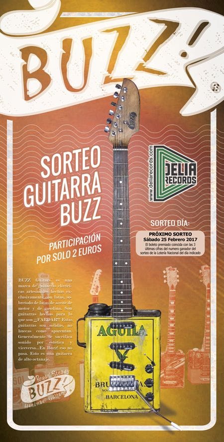 Sorteo de la GUITARRA BUZZ - Numero premiado el 036