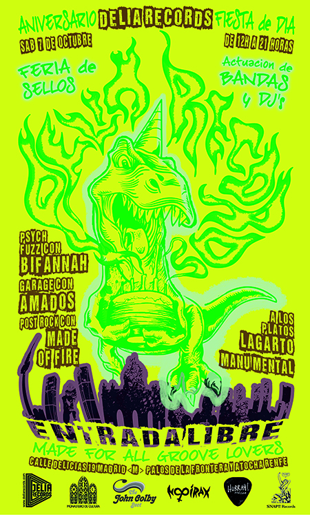 FERIA DE SELLOS Aniversario DELIA RECORDS Fiesta de Día